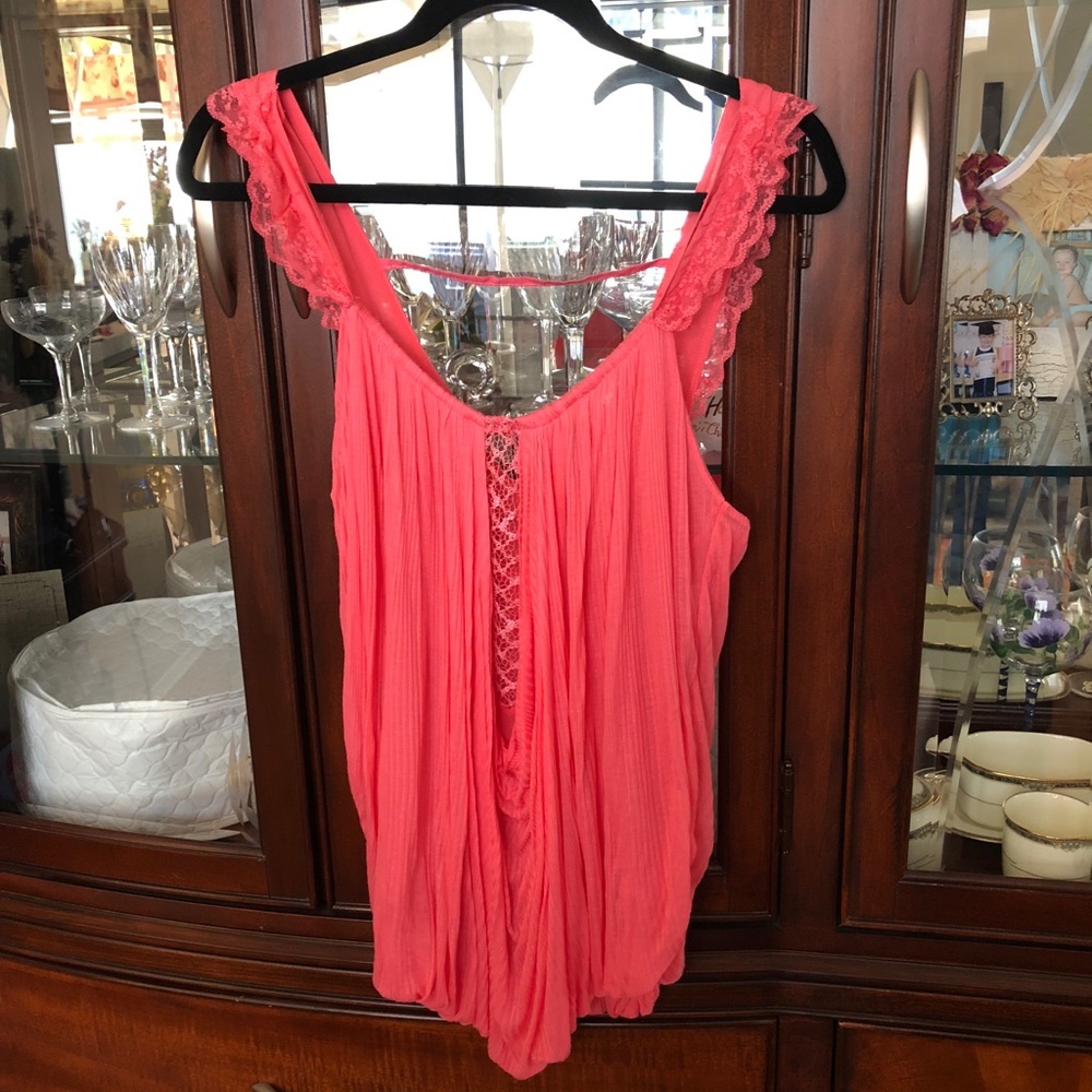 Free People Blouson and Lace Tank